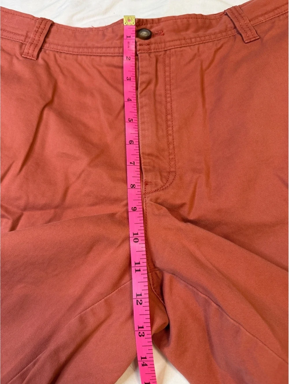 Izod Salmon Cotton Saltwater Chino 9in Shorts
